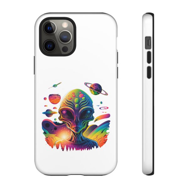 Alien Galaxy Phone Case, Space Themed Tough Case for Teens, Colorful Phone Cover, Gift for Sci-Fi Lovers, Trendy Mobile Accessory - Image 23