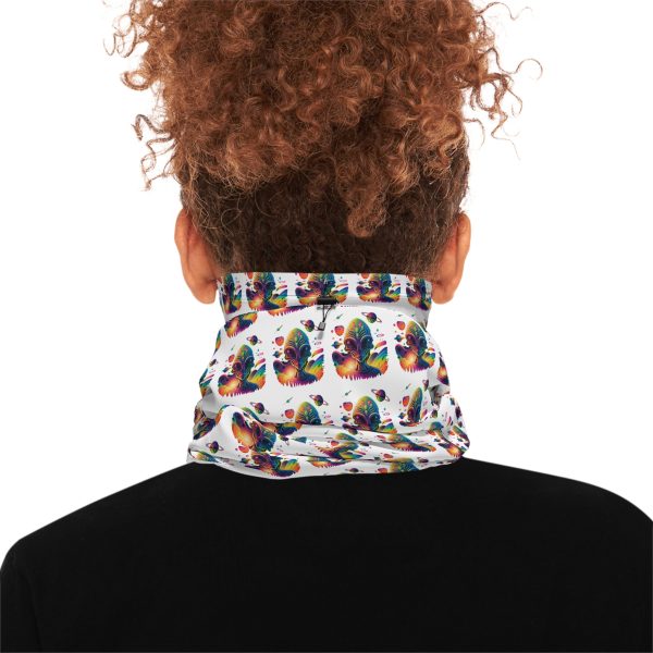 Winter Neck Gaiter With Drawstring - Image 4