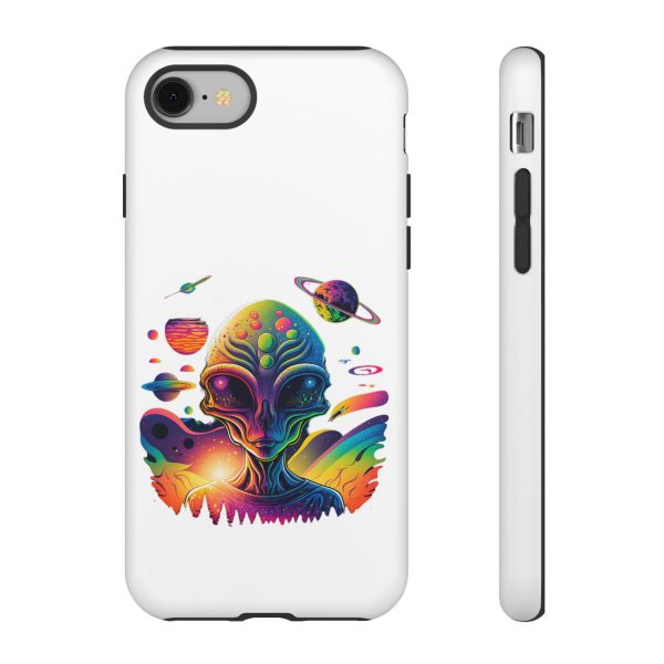 Colorful Alien Phone Case, Galaxy Design, Sci-Fi Accessories, Gifts for Space Lovers, Unique Mobile Cover, Tough Cases - Image 2