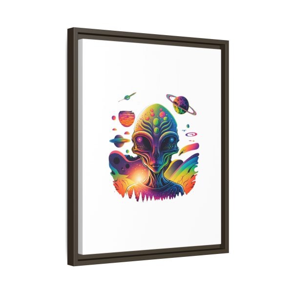 Vibrant Alien Canvas Art Print, Framed Decor for Sci-Fi Lovers, Cosmic Wall Art, Colorful Home Decoration, Unique Gift Idea - Image 162