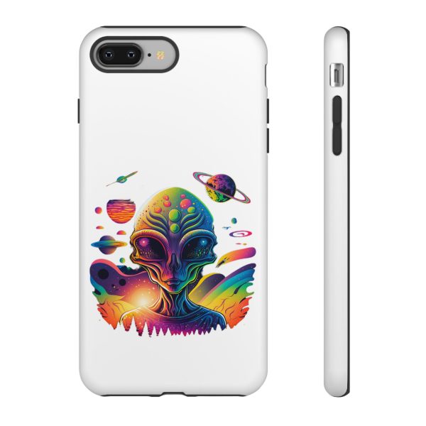 Colorful Alien Phone Case, Galaxy Design, Sci-Fi Accessories, Gifts for Space Lovers, Unique Mobile Cover, Tough Cases - Image 4