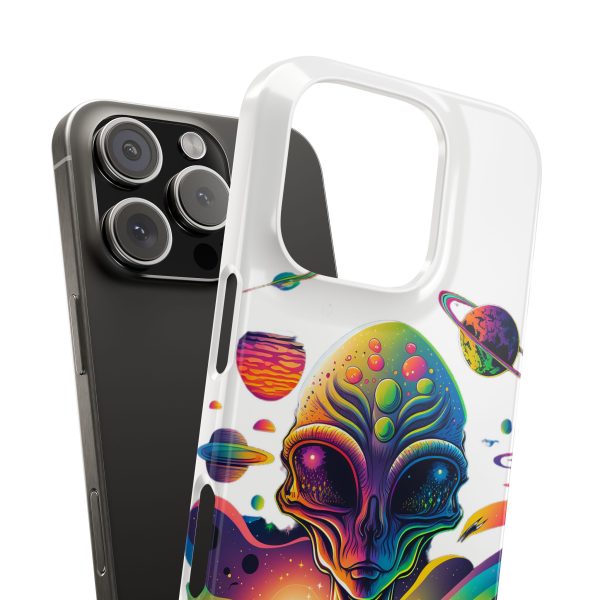 Vibrant Alien Phone Case, Cosmic Phone Cover, Space Decor, Gift for Sci-Fi Lovers, Unique Smartphone Accessory - Image 75