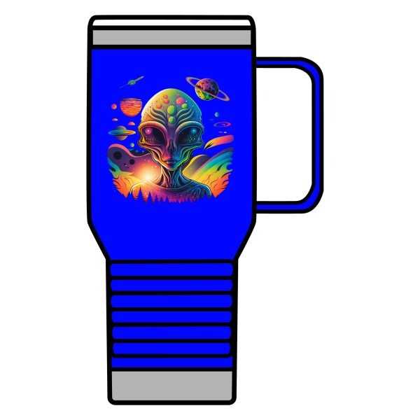 Vibrant Alien Travel Mug | 20oz Cosmic Coffee Cup, Space-Themed Gift, Unique Travel Tumbler, Quirky Science Fiction Mug, Stylish [...] - Image 25