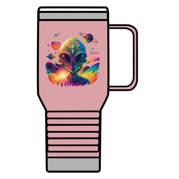 Vibrant Alien Travel Mug | 20oz Cosmic Coffee Cup, Space-Themed Gift, Unique Travel Tumbler, Quirky Science Fiction Mug, Stylish [...] - Image 33