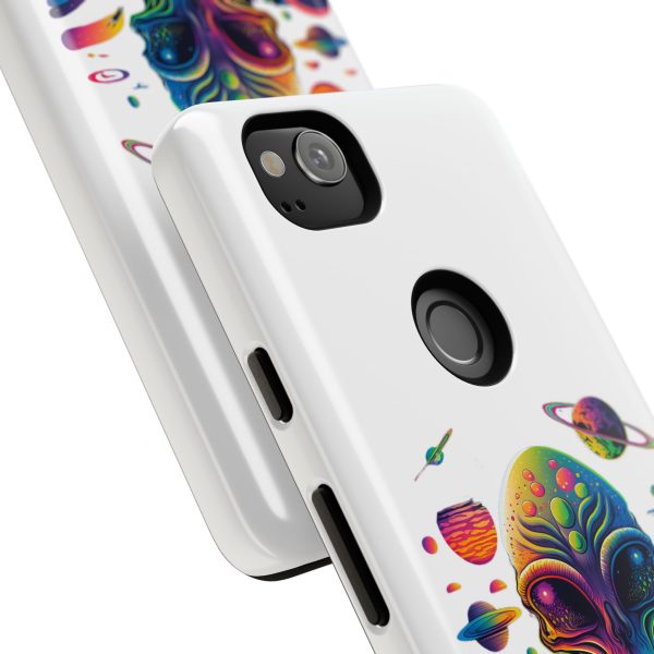 Colorful Alien Phone Case, Galaxy Design, Sci-Fi Accessories, Gifts for Space Lovers, Unique Mobile Cover, Tough Cases - Image 190