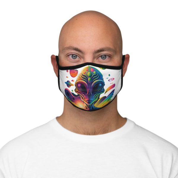 Colorful Alien Face Mask, Pop Art Mask, Fitted Face Cover, Unique Face Fashion, Festival Accessory, Comfortable Daily Wear - Image 2