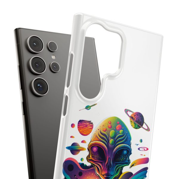 Vibrant Alien Snap Case for Galaxy Lovers | Cosmic Phone Cover, Space Art, Unique Gift for Sci-Fi Fans, Phone Accessory - Image 206