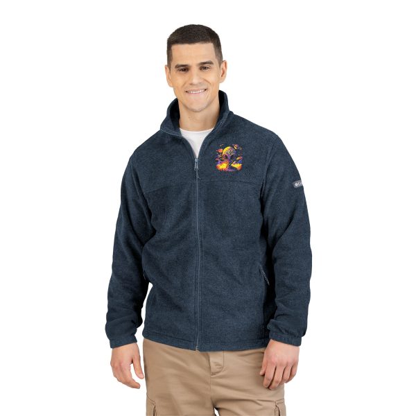 Vibrant Fleece Jacket, Cozy Embroidered Outerwear, Perfect for Outdoor Adventures, Gifts for Adventurers and Nature Lovers - Image 8