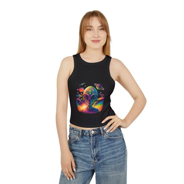 Women's Micro Rib Racer Tank Top - Image 8