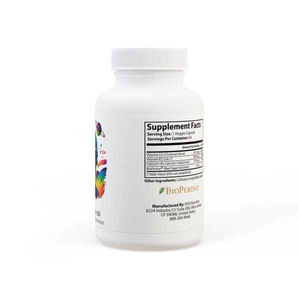 Vitamin K2 + D3 Supplement (60 Capsules) - Image 3