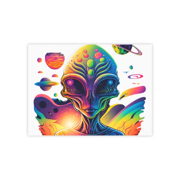 Cosmic Alien Post-it® Note Pads | Vibrant Space-Themed Sticky Notes, Office Supplies, Gifts for Sci-Fi Fans, School Accessories, [...] - Image 5