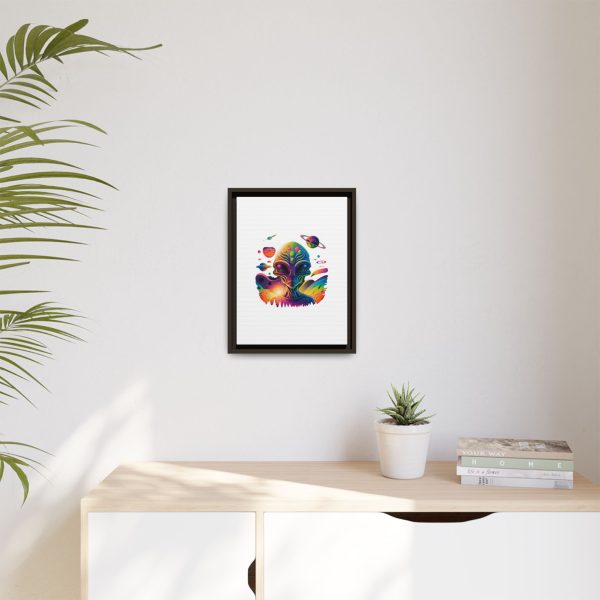 Vibrant Alien Canvas Art Print, Framed Decor for Sci-Fi Lovers, Cosmic Wall Art, Colorful Home Decoration, Unique Gift Idea - Image 155