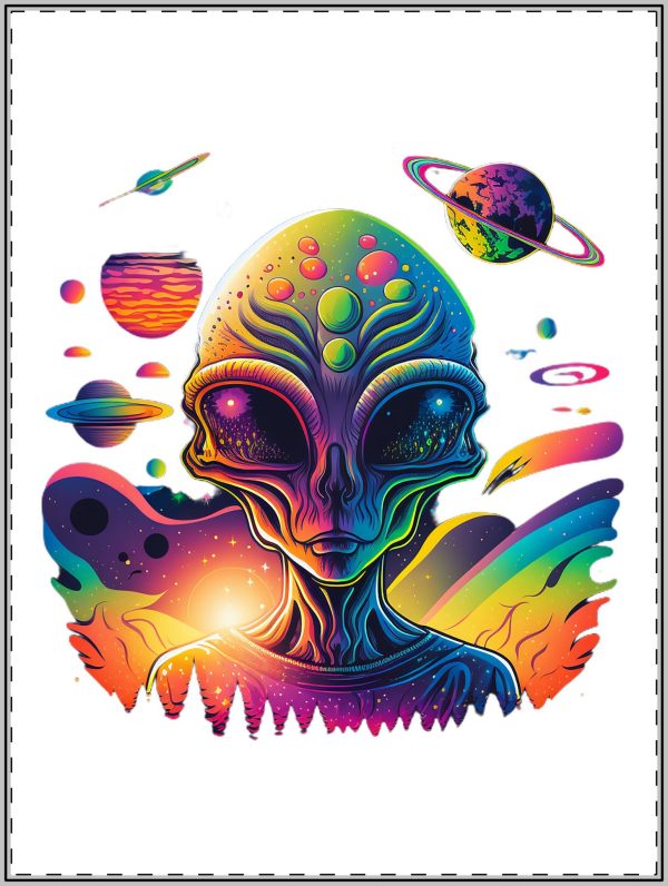 Custom Alien Shape Magnets - Colorful Decor for Home, Unique Gift, Sci-Fi Collectible, Cosmic Vibes, Science Fiction Decor, Fun [...] - Image 11