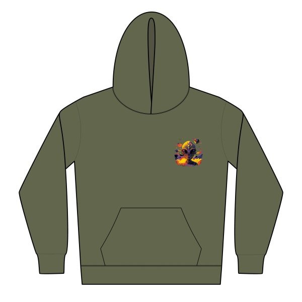 Youth Hooded Sweatshirt with Colorful Design, Ideal for Casual Wear, Gifts, Birthdays, Holidays, Outdoor Activities - Image 7