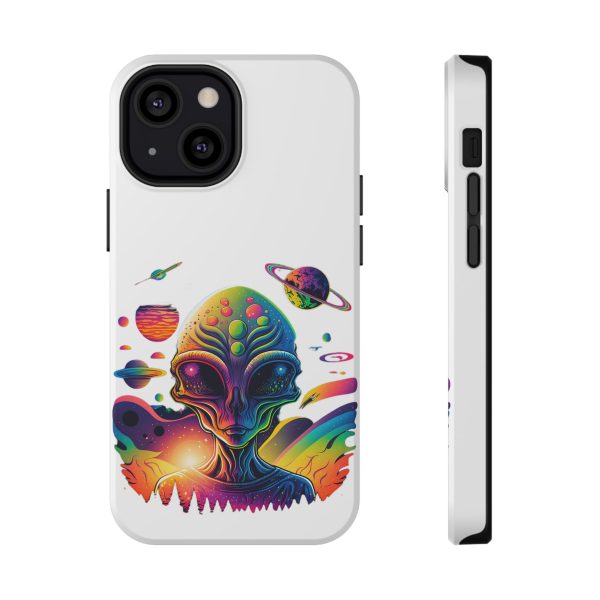 Colorful Alien Phone Case for Protection and Style, Galaxy-Themed Case, Retro Vibe Case, Unique Gift for Sci-Fi Lovers, Planet Design Case - Image 10