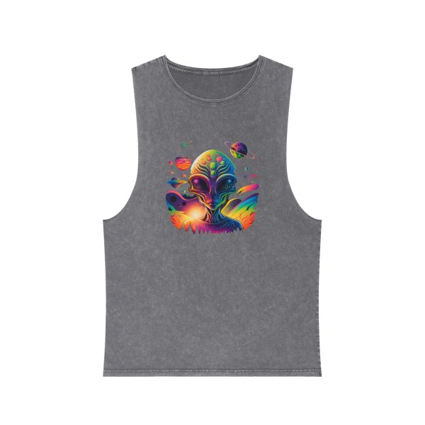Unisex Stonewash Tank Top - Image 9