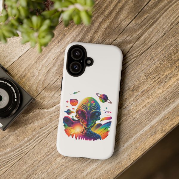 Alien Galaxy Phone Case, Space Themed Tough Case for Teens, Colorful Phone Cover, Gift for Sci-Fi Lovers, Trendy Mobile Accessory - Image 146
