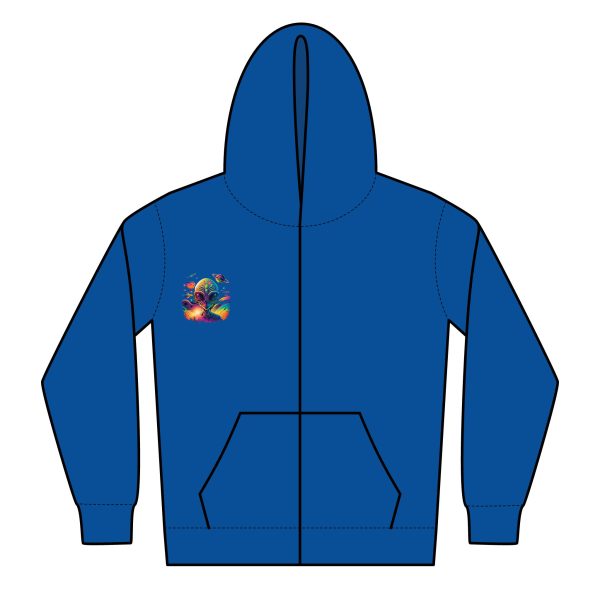 Youth Heavy Blend Zipped Hoodie - Image 12