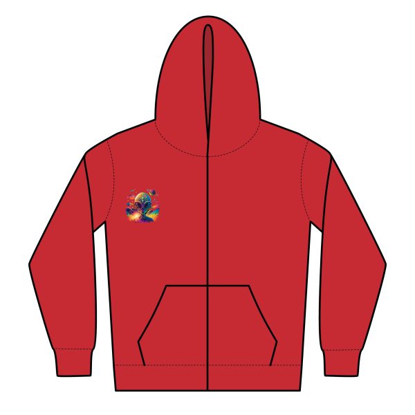 Youth Heavy Blend Zipped Hoodie - Image 20