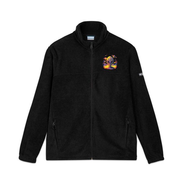 Vibrant Fleece Jacket, Cozy Embroidered Outerwear, Perfect for Outdoor Adventures, Gifts for Adventurers and Nature Lovers - Image 9
