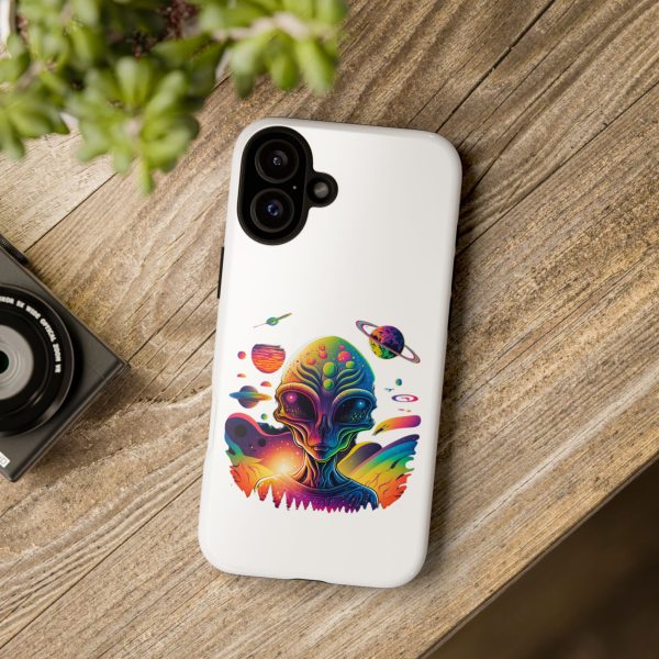 Alien Galaxy Phone Case, Space Themed Tough Case for Teens, Colorful Phone Cover, Gift for Sci-Fi Lovers, Trendy Mobile Accessory - Image 150