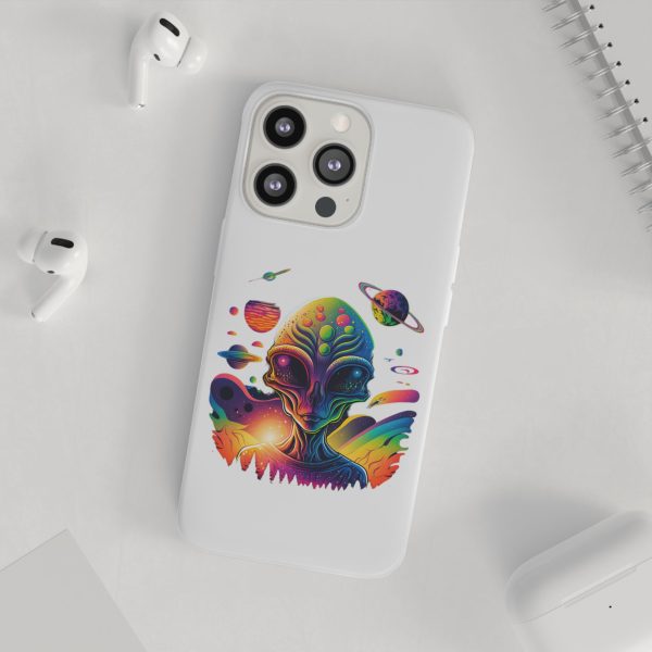 Colorful Alien Galaxy Phone Case, Cosmic Phone Cover, Unique Gift for Space Lovers, Festival Accessory, Astronaut Art Case - Image 149