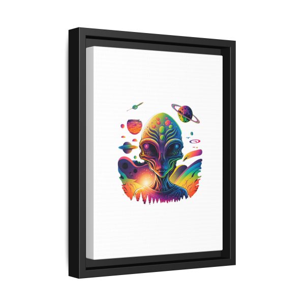 Vibrant Alien Canvas Art Print, Framed Decor for Sci-Fi Lovers, Cosmic Wall Art, Colorful Home Decoration, Unique Gift Idea - Image 42
