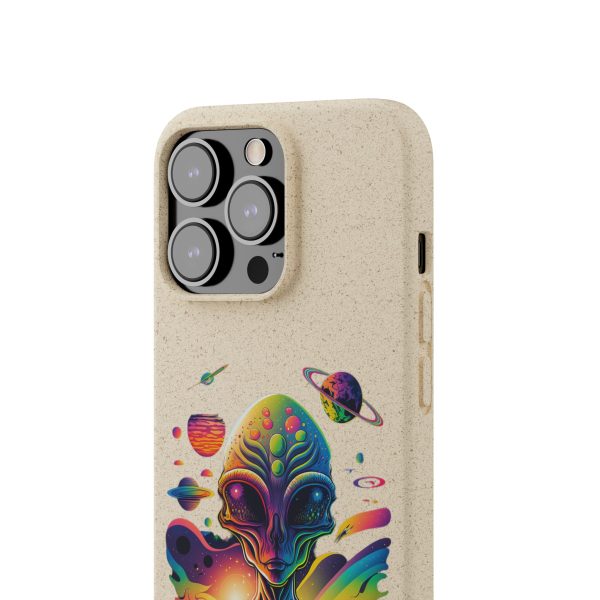 Vibrant Alien Biodegradable Phone Case | Eco-Friendly, Galaxy Inspired, Unique Gift, Trendy Phone Cover, For Space Lovers - Image 95