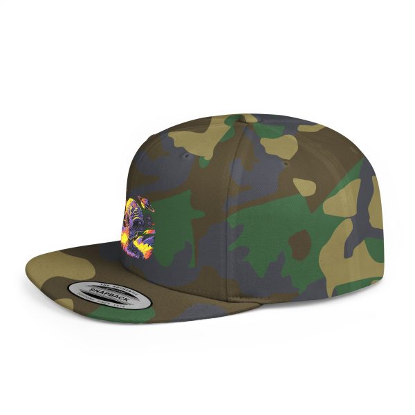 Vibrant Graphic Snapback Hat - Trendy Streetwear Cap for Outdoor Adventures, Casual Fashion, Gift Ideas, Summer Festivals, Everyday Wear - Image 12