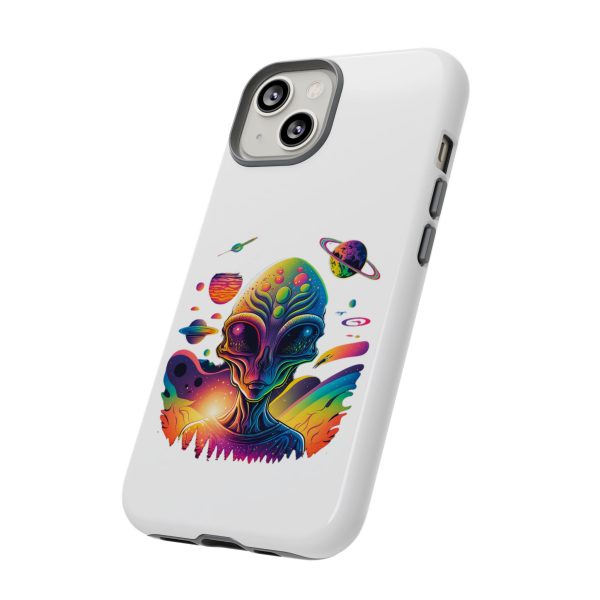 Alien Galaxy Phone Case, Space Themed Tough Case for Teens, Colorful Phone Cover, Gift for Sci-Fi Lovers, Trendy Mobile Accessory - Image 52