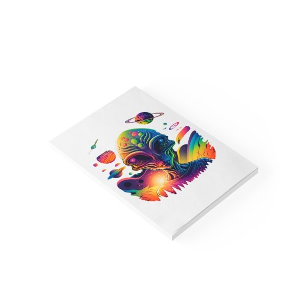 Cosmic Alien Post-it® Note Pads | Vibrant Space-Themed Sticky Notes, Office Supplies, Gifts for Sci-Fi Fans, School Accessories, [...] - Image 14