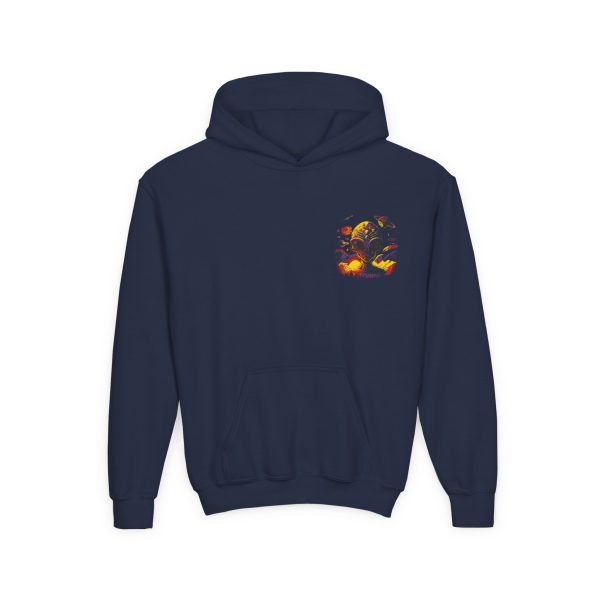 Youth Heavy Blend Hooded Sweatshirt with Colorful Graphic - Image 33
