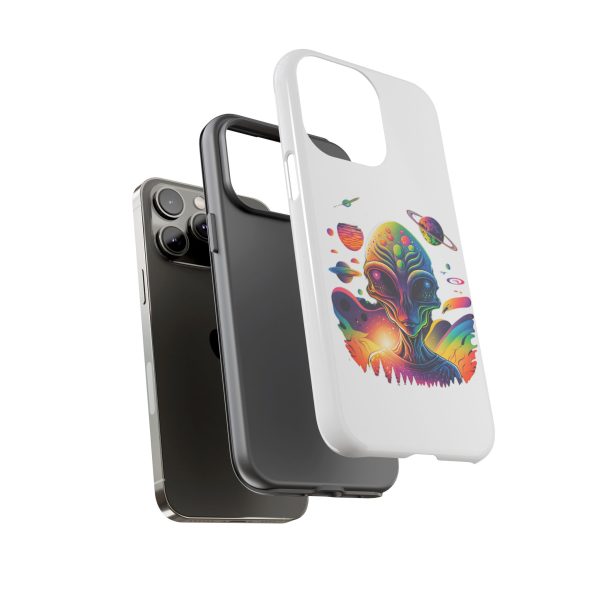 Colorful Alien Phone Case, Galaxy Design, Sci-Fi Accessories, Gifts for Space Lovers, Unique Mobile Cover, Tough Cases - Image 77
