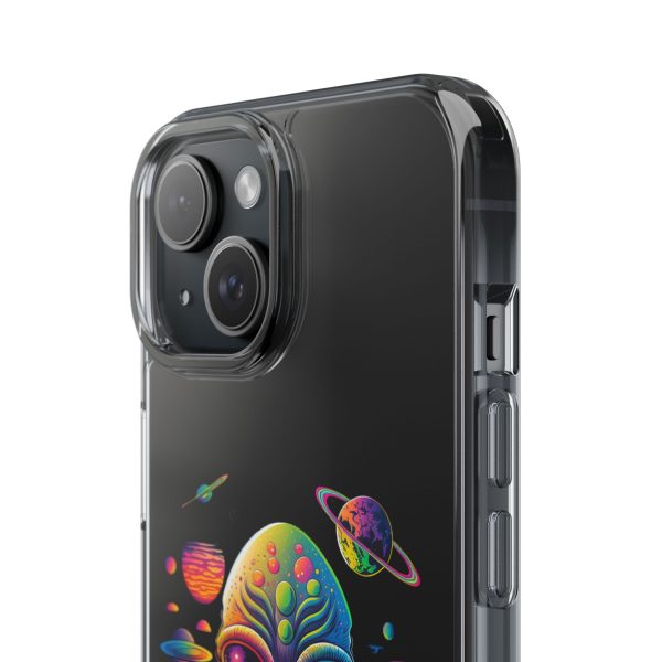 Alien Galaxy Clear Phone Case, Cosmic Phone Cover, Space Lover Gift, Unique Design for iPhone, Galaxy Phone Case - Image 53