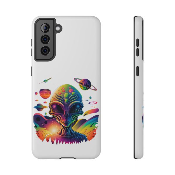 Colorful Alien Phone Case for Protection and Style, Galaxy-Themed Case, Retro Vibe Case, Unique Gift for Sci-Fi Lovers, Planet Design Case - Image 27