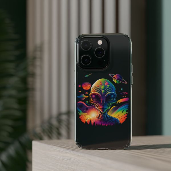 Alien Galaxy Clear Phone Case, Cosmic Phone Cover, Space Lover Gift, Unique Design for iPhone, Galaxy Phone Case - Image 40