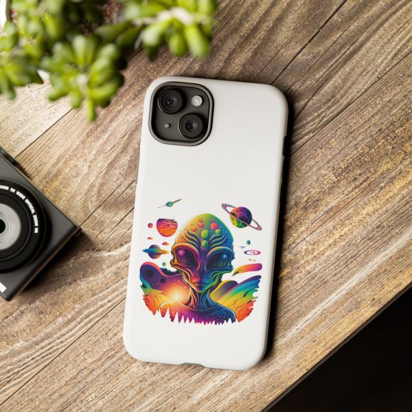 Alien Galaxy Phone Case, Space Themed Tough Case for Teens, Colorful Phone Cover, Gift for Sci-Fi Lovers, Trendy Mobile Accessory - Image 110