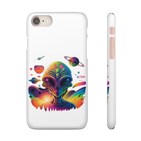 Vibrant Alien Snap Case for Galaxy Lovers | Cosmic Phone Cover, Space Art, Unique Gift for Sci-Fi Fans, Phone Accessory - Image 3