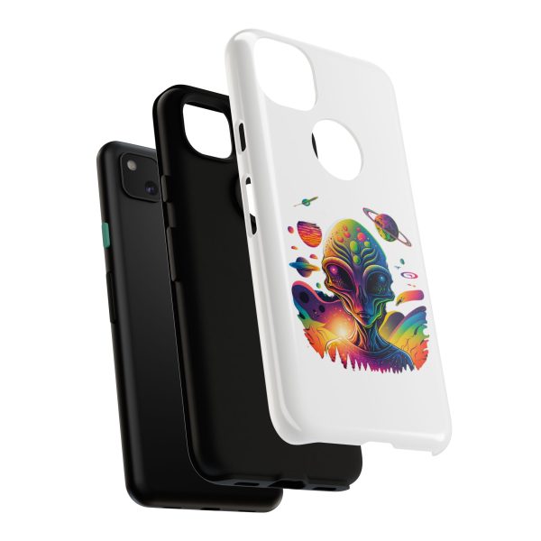 Alien Galaxy Phone Case, Space Themed Tough Case for Teens, Colorful Phone Cover, Gift for Sci-Fi Lovers, Trendy Mobile Accessory - Image 239