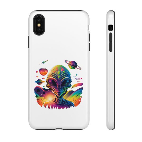 Alien Galaxy Phone Case, Space Themed Tough Case for Teens, Colorful Phone Cover, Gift for Sci-Fi Lovers, Trendy Mobile Accessory - Image 11