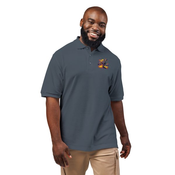Floral Embroidered Unisex Polo Shirt | Casual Wear, Gift for Him/Her, Summer Style, Outdoor Events, Birthday Gift - Image 20