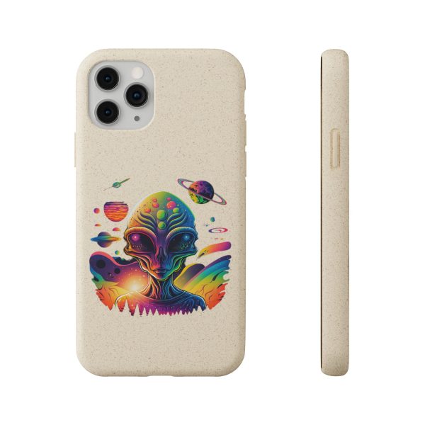 Vibrant Alien Biodegradable Phone Case | Eco-Friendly, Galaxy Inspired, Unique Gift, Trendy Phone Cover, For Space Lovers - Image 65