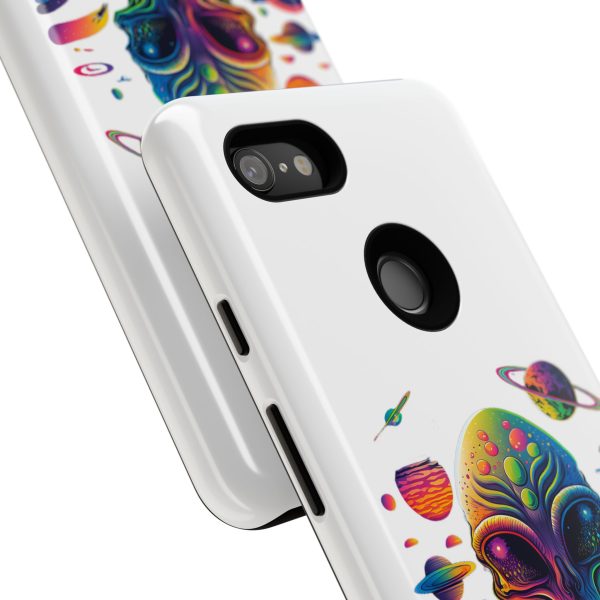 Colorful Alien Phone Case, Galaxy Design, Sci-Fi Accessories, Gifts for Space Lovers, Unique Mobile Cover, Tough Cases - Image 208