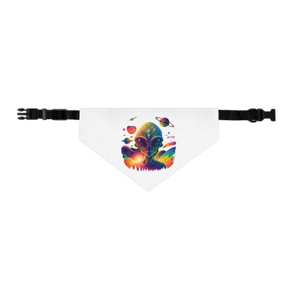 Colorful Alien Pet Bandana, Adjustable Dog Scarf, Galaxy-Themed Pet Accessory, Cute Dog Fashion, Gift for Pet Lovers - Image 3