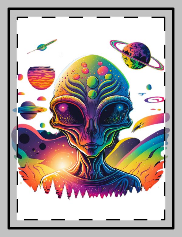 Custom Alien Shape Magnets - Colorful Decor for Home, Unique Gift, Sci-Fi Collectible, Cosmic Vibes, Science Fiction Decor, Fun [...] - Image 3
