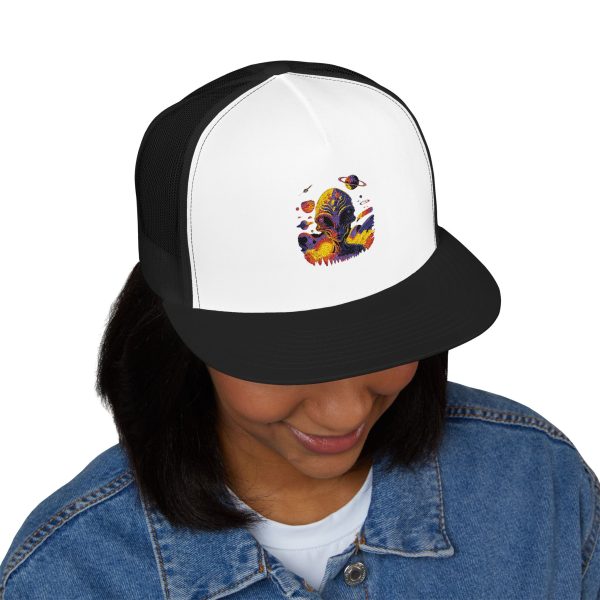 Vibrant Embroidered Trucker Cap, Colorful Hat for Festivals, Outdoor Events, Casual Wear, Unique Gift, Summer Accessory - Image 51