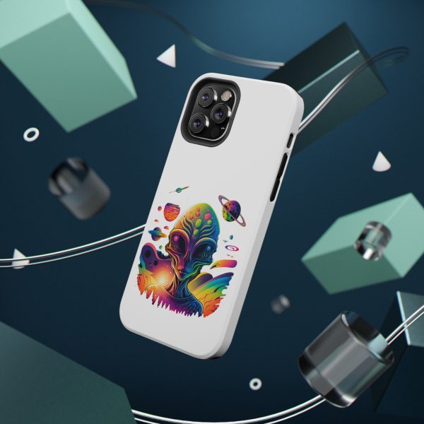 Colorful Alien Phone Case for Protection and Style, Galaxy-Themed Case, Retro Vibe Case, Unique Gift for Sci-Fi Lovers, Planet Design Case - Image 40