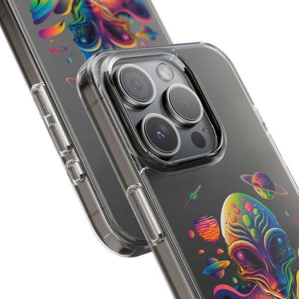 Alien Galaxy Clear Phone Case, Cosmic Phone Cover, Space Lover Gift, Unique Design for iPhone, Galaxy Phone Case - Image 56