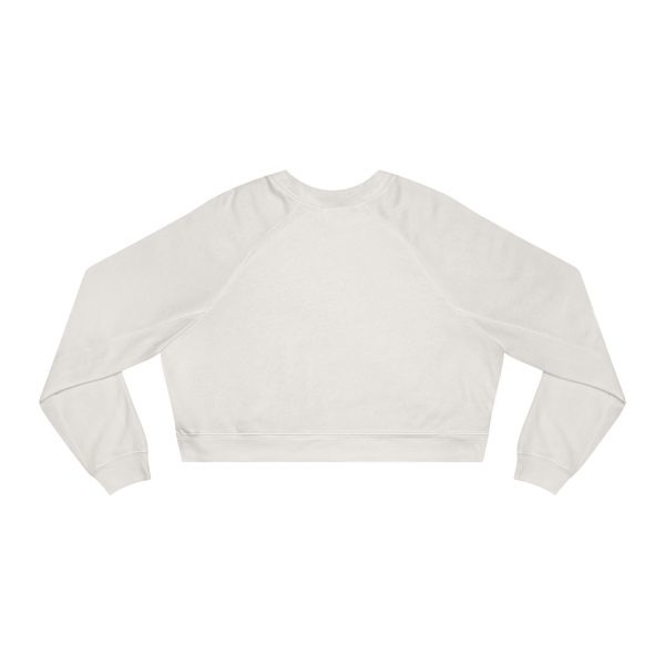 Cosmic Vibes Cropped Fleece Pullover, Women’s Casual Sweatshirt, Trendy Crop Top, Galaxy Print Apparel, Perfect for Festivals and Gifting - Image 6