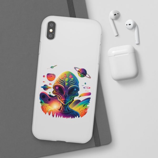 Colorful Alien Galaxy Phone Case, Cosmic Phone Cover, Unique Gift for Space Lovers, Festival Accessory, Astronaut Art Case - Image 24